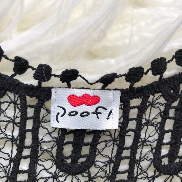 Black Lace Crochet Overlay Dress - Picture 10 of 11